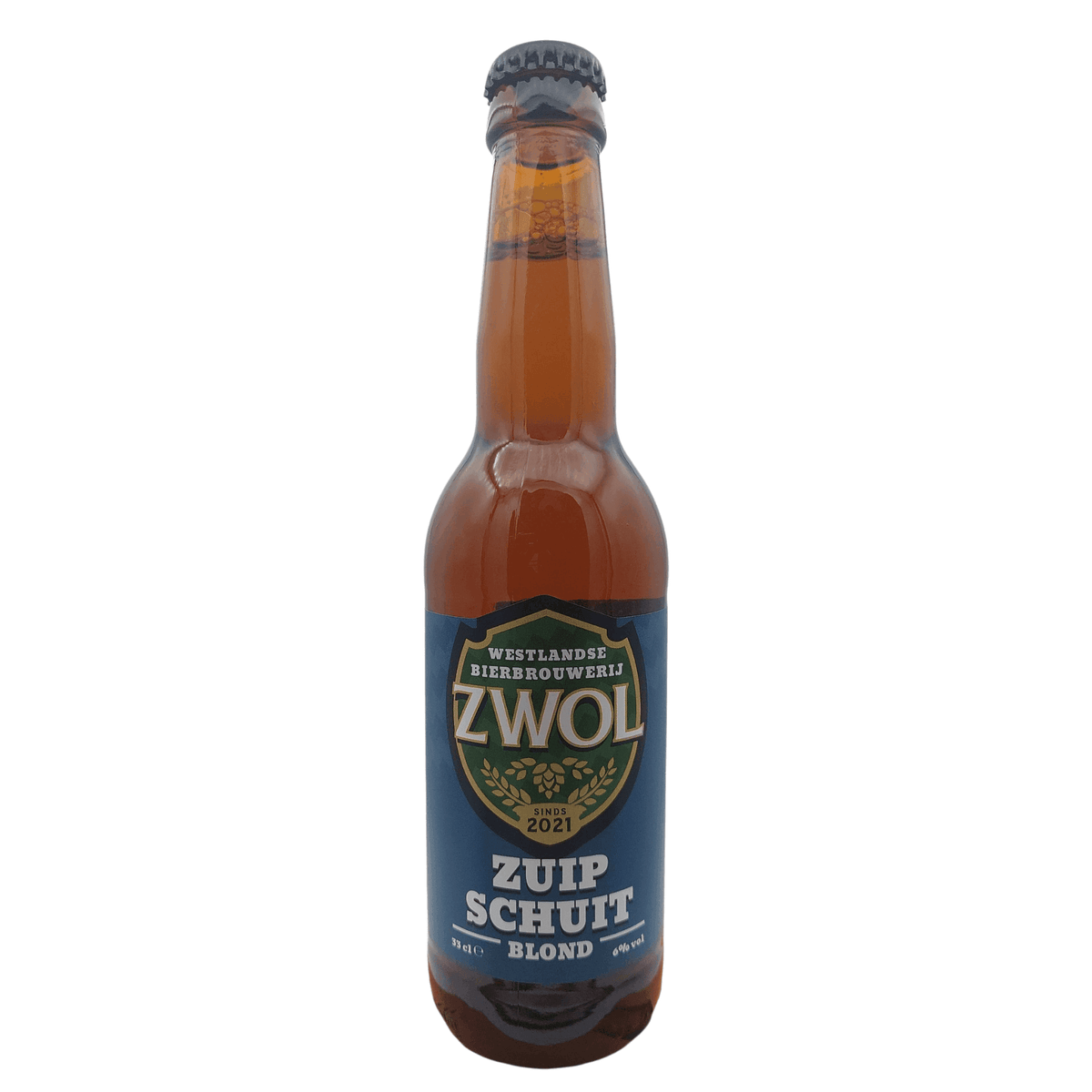 Zuipschuit van brouwerij Zwol Brouwerij - Blond van 6% in fles