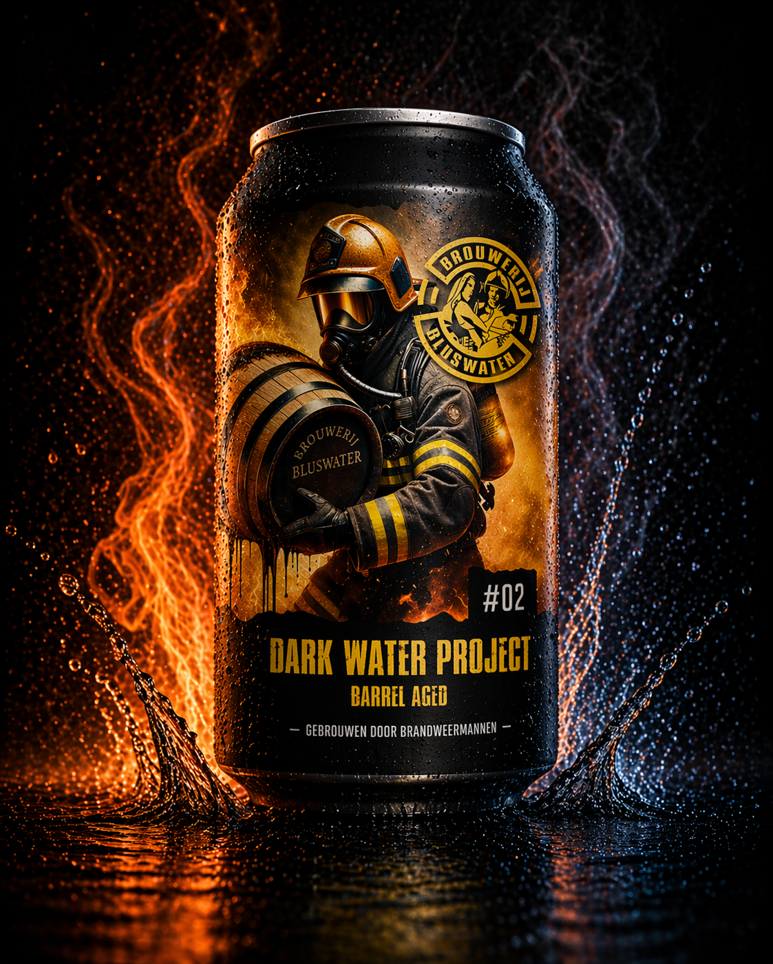 Dark Water Project #02 (Barrel Aged Imperial Stout) van Brouwerij Bluswater - Imperial Stout speciaalbier kopen bij My Dear