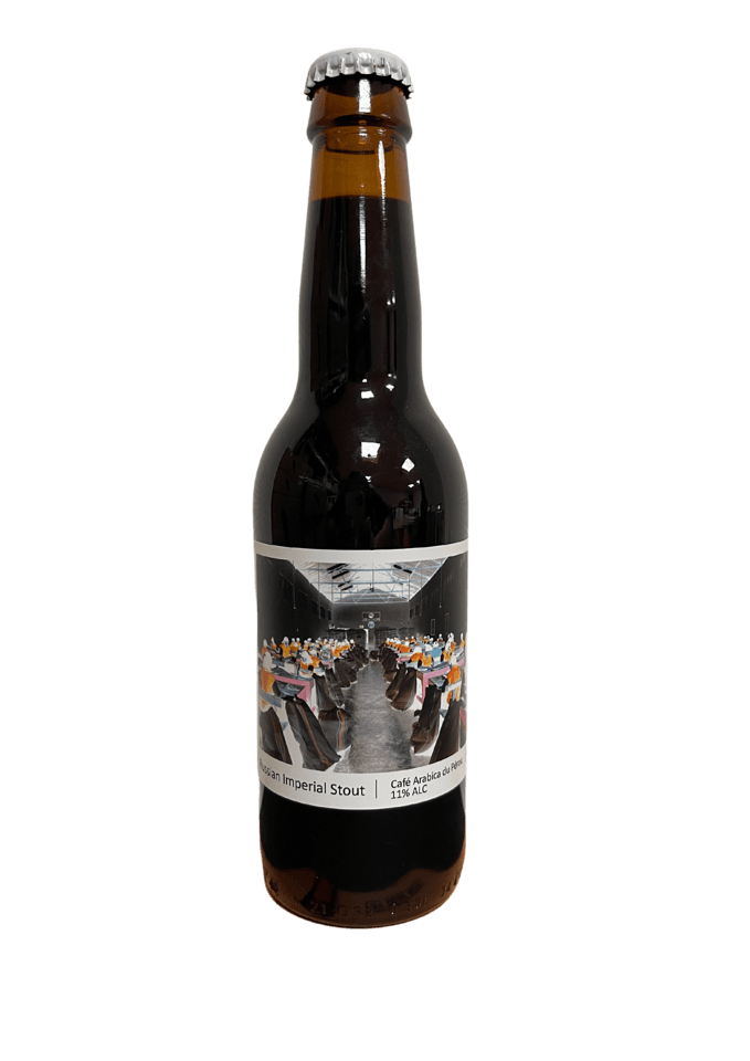 Cafe Arabica du Perou (Imperial Stout) van brouwerij Popihn - Stout van 11% in fles