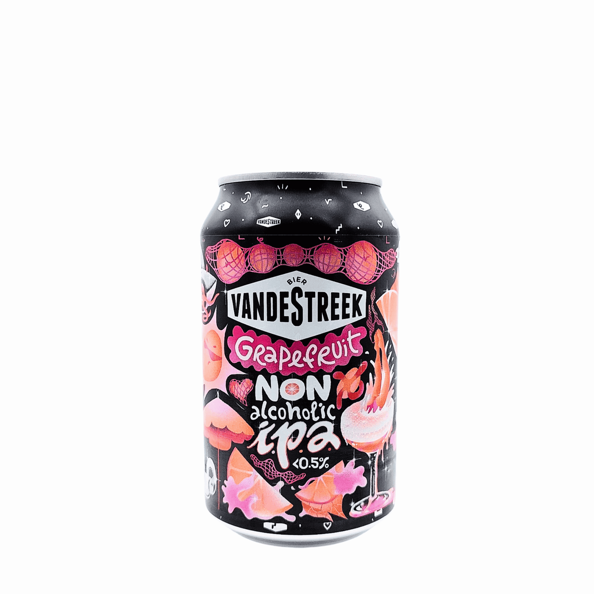 Grapefruit (Alcoholarme IPA) van brouwerij VandeStreek - Non-Alcoholic Pacific IPA van 0,5% in blik van 330ml