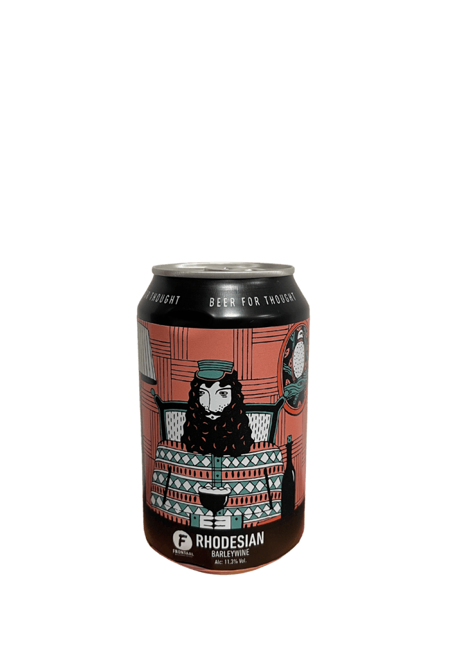 Rhodesian (Barleywine) van brouwerij Frontaal - Barley Wine van 11,3% in blik