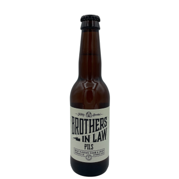 Brothers in Law Big Bro, verfrissende pilsener van 4,9%, perfect voor in jouw bierpakket of bierproeverij