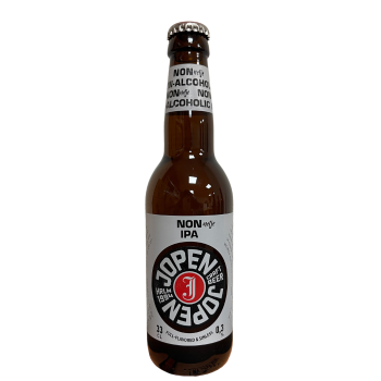 Afbeelding van Jopen Non-IPA – Een alcoholvrije IPA met de kenmerkende bitterheid en frisse tonen van citrus en hop. Profiteer van 10% korting als lid van de My Dear Beer Club!