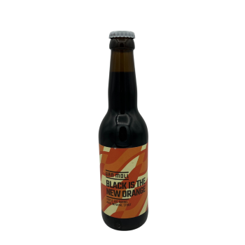 Van Moll Black is the New Orange Imperial Stout met tonen van sinaasappel en donkere chocolade