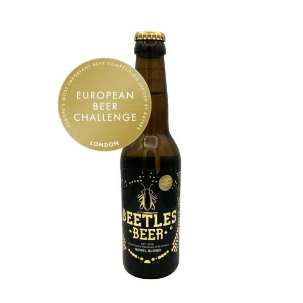 Beetles Beer Novel Blond speciaalbier met sprinkhanenextract en prijswinnende smaak