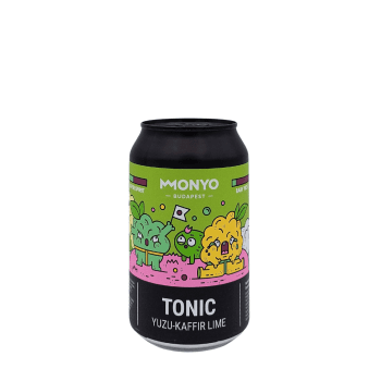 Monyo Tonic Yuzu-Kaffir Lime – verfrissende ambachtelijke soda met citrus en kruidige tonen.