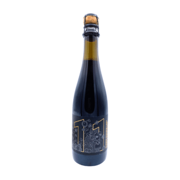MONYO quadrupel zwart donkergrijs goud label dessert bier