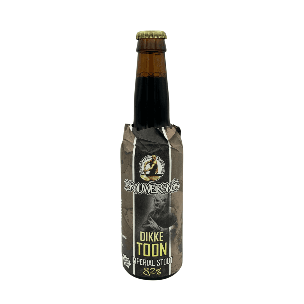 Dikke Toon Imperial Stout van BrouwerSnös met tonen van pure chocolade en koffie