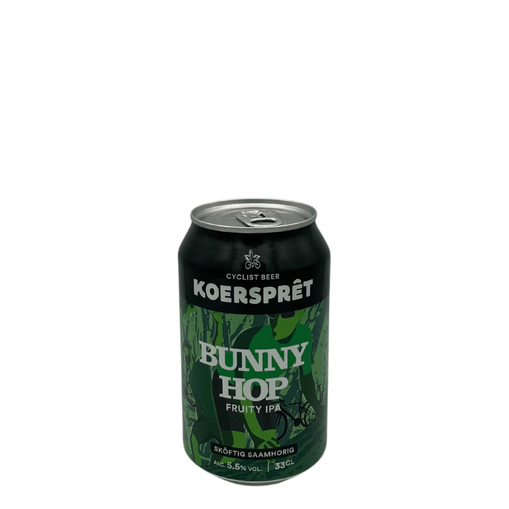 Bunny Hop IPA – Verfrissende IPA van Koerspret met tropische aroma’s, 5.5% alcohol