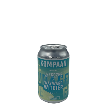 Lefgozer witbier van Kompaan met citrus- en koriandertonen