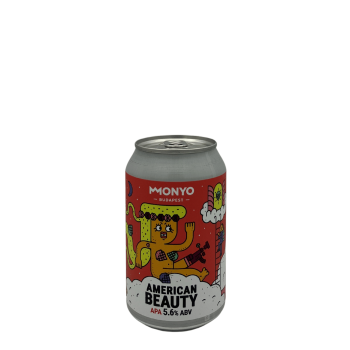 Monyo American Beauty Pale Ale – Frisse pale ale met citrusaroma’s en karameltonen, 5.6% alcohol