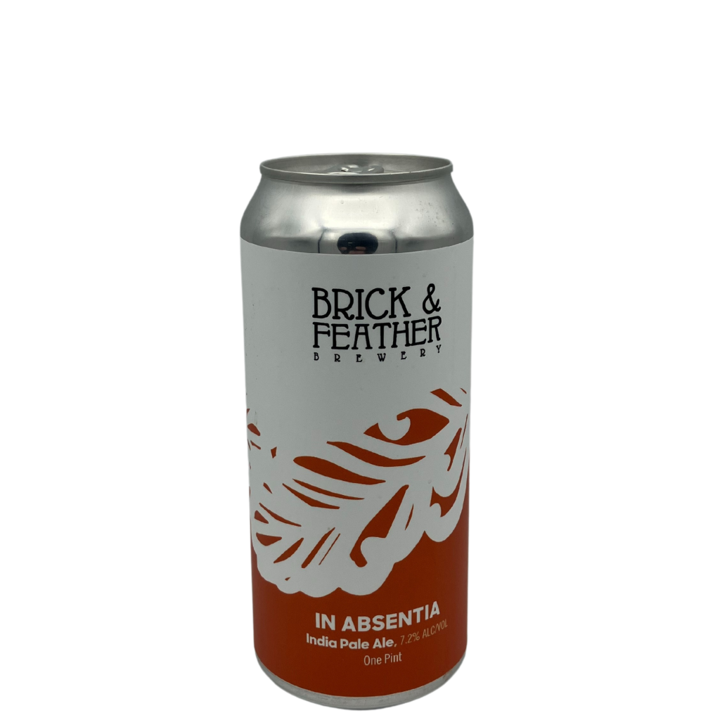 Brick & Feather In Absentia NEIPA 7,2% met tropische fruittonen.