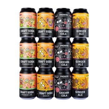 Monyo Craft Soda Tasting Pack – 8 ambachtelijke frisdranken in unieke smaken.