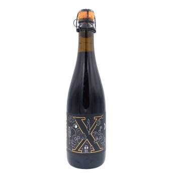 Ruby Decade X – MONYO, een jubileumbier in een mini champagne-fles, een British Strong Ale met zure kersen.