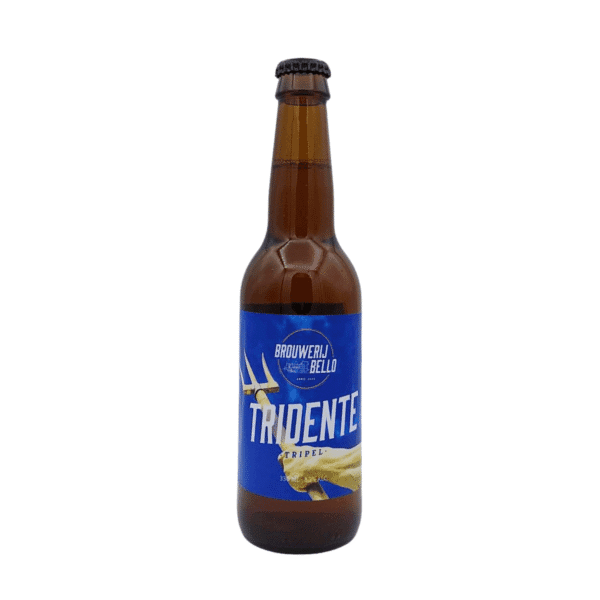 Tridente van Brouwerij Bello – goudblonde tripel met kruidigheid en 8,2% alcohol