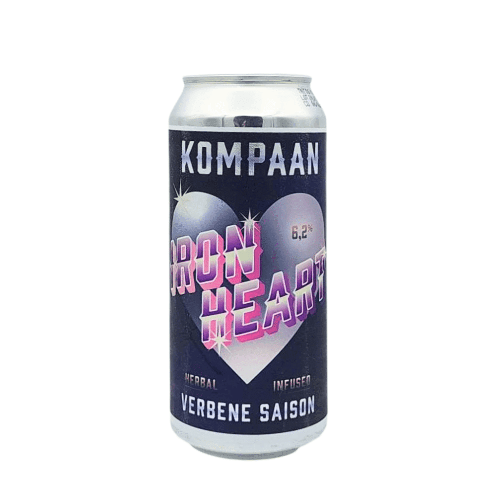 Kompaan Iron Heart 6.2% β Saison met verbena en frisse citrus-touch