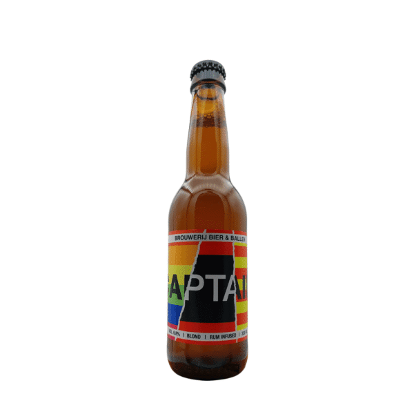Captain blond bier met rum – tropisch speciaalbier van Bier & Ballen - voeg dit bier toe aan jouw luxe bierpakket!