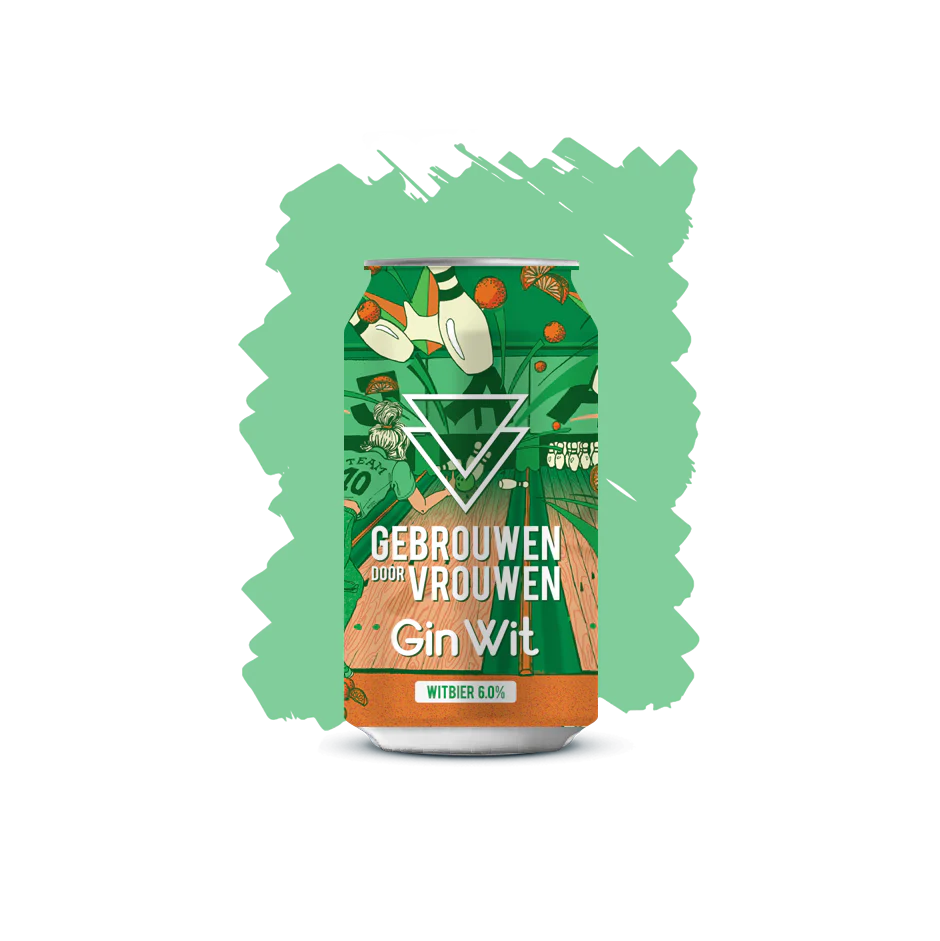 Gin wit gebrouwen door vrouwen