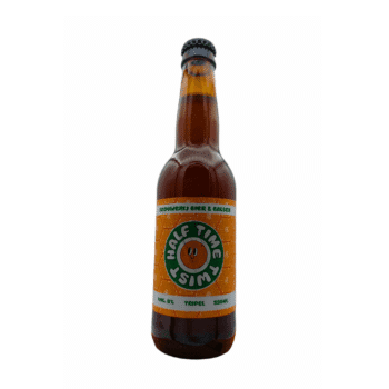 Half Time Twist tripel – goudblond, kruidig en sportief speciaalbier van Bier & Ballen