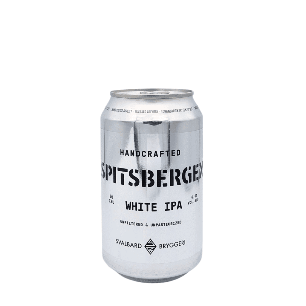 White IPA van Spitsbergen Bryggeri – verfrissend speciaalbier met citrus en kruidige tonen.