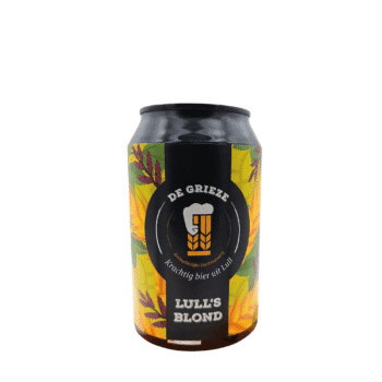 Lulls Blond blik speciaalbier van Brouwerij De Grieze