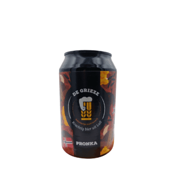 Pronka Barleywine blik De Grieze, exclusief bier met propolis