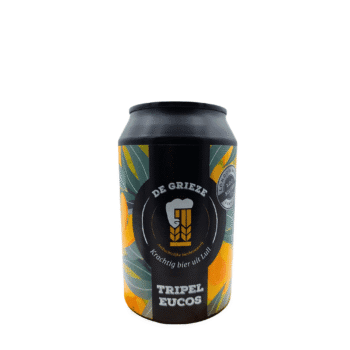 Tripel Eucos blik van De Grieze, tripel met eucalyptus en abrikoos"