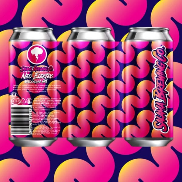 Neo-Elektro NEIPA – Salama’s moderne NEIPA met elektrische kleuren en smaakexplosie