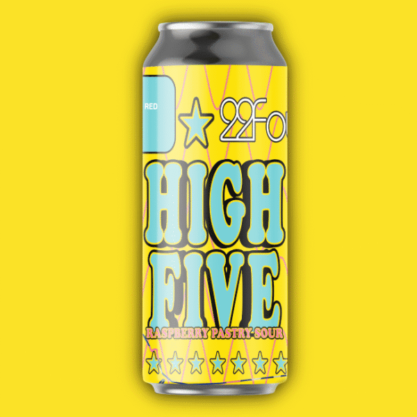 High Five Raspberry Pastry Sour van Brouwerij 22Four – fruitige sour met framboos en vanille