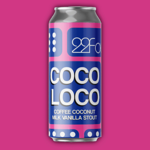 Coco Loco Imperial Milk Stout van Brouwerij 22Four – stout met koffie, kokos, cacao en vanille