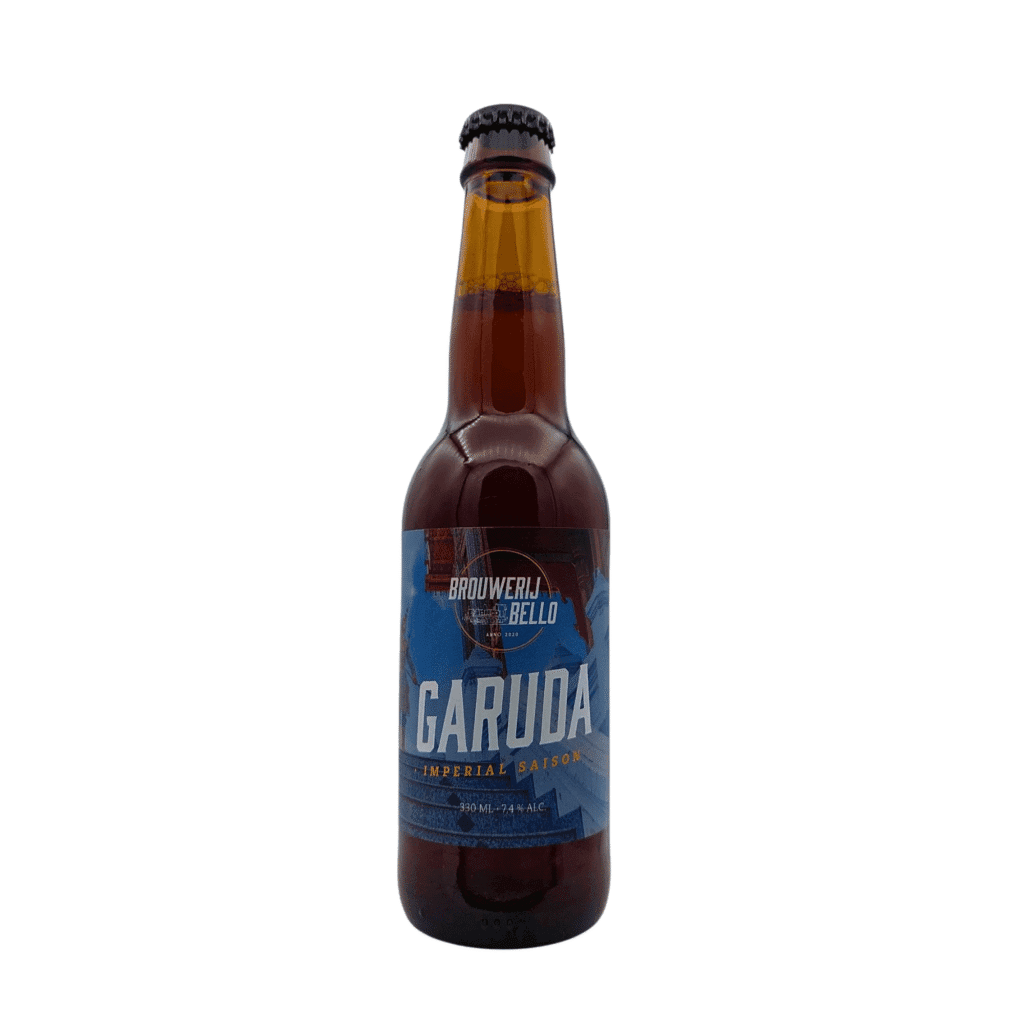 Garuda Imperial Saison van Brouwerij Bello – krachtige, fruitige saison met kruidige twist, limited edition speciaalbier