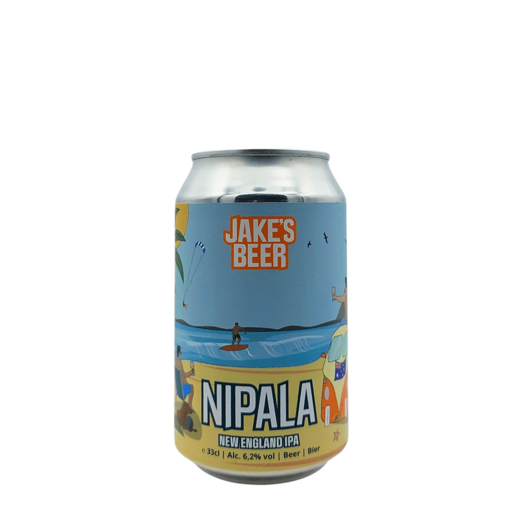 Nipala NEIPA van Jake’s Beer – hazy, juicy New England IPA met mango, ananas en citrus, 6,2% alc.