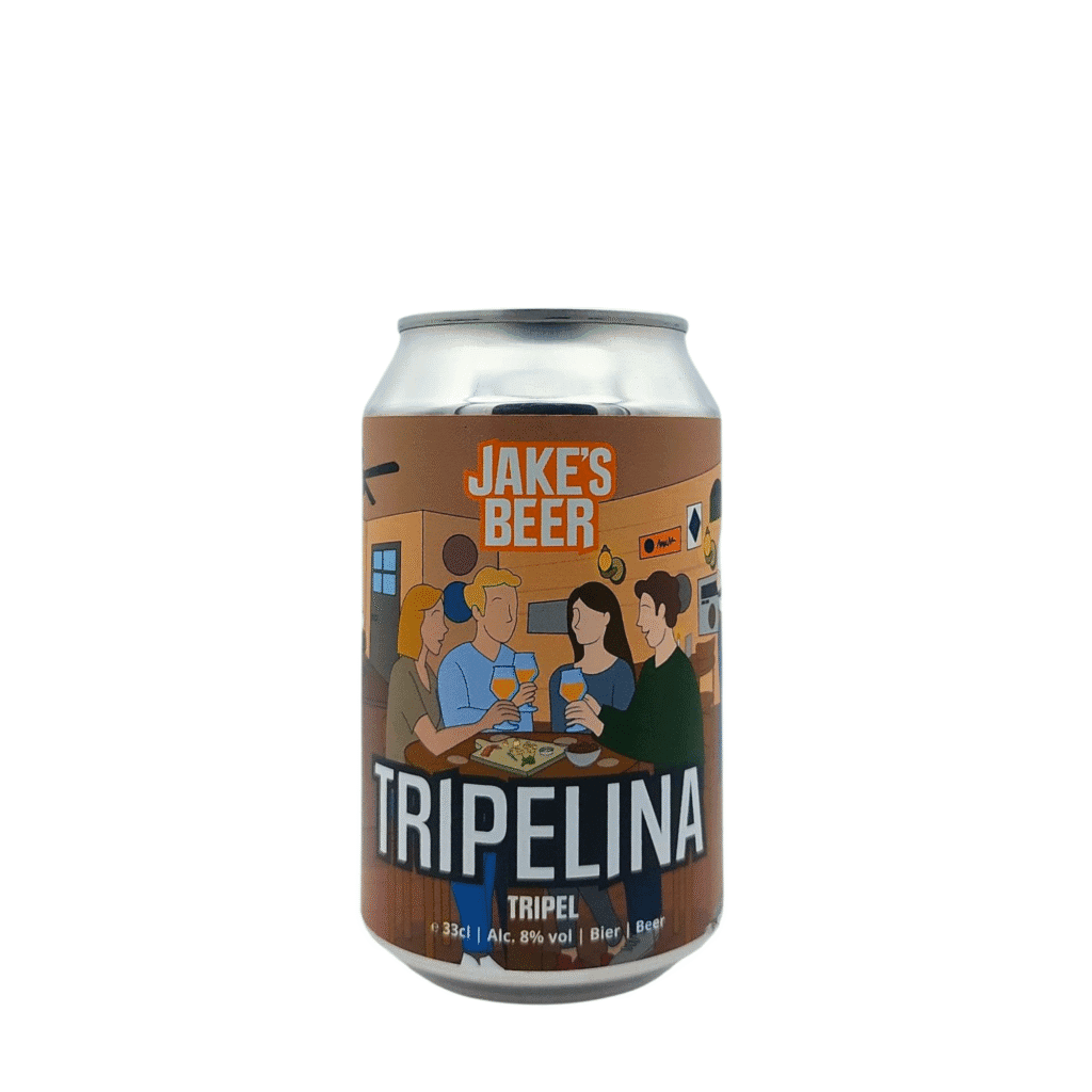 Tripelina tripel bier van Jake’s Beer – tropisch, kruidig, zacht en vol van smaak, 8% alc.