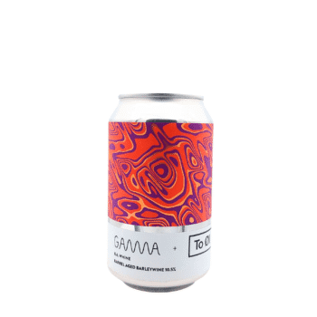 Barrel aged barleywine van Gamma Brewing, gerijpt in Woodford Reserve bourbonvaten, verkrijgbaar bij My Dear Beer.