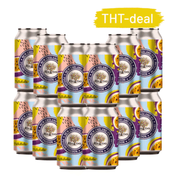 24-pack Psycho Passion Milkshake IPA in de aanbieding! THT-bier!