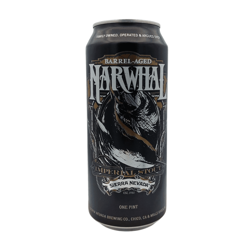 Sierra Nevada Barrel-Aged Narwhal Imperial Stout bourbonvat gerijpt 11,9% alcohol blik