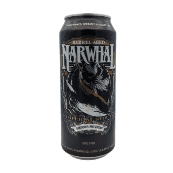 Sierra Nevada Barrel-Aged Narwhal Imperial Stout bourbonvat gerijpt 11,9% alcohol blik