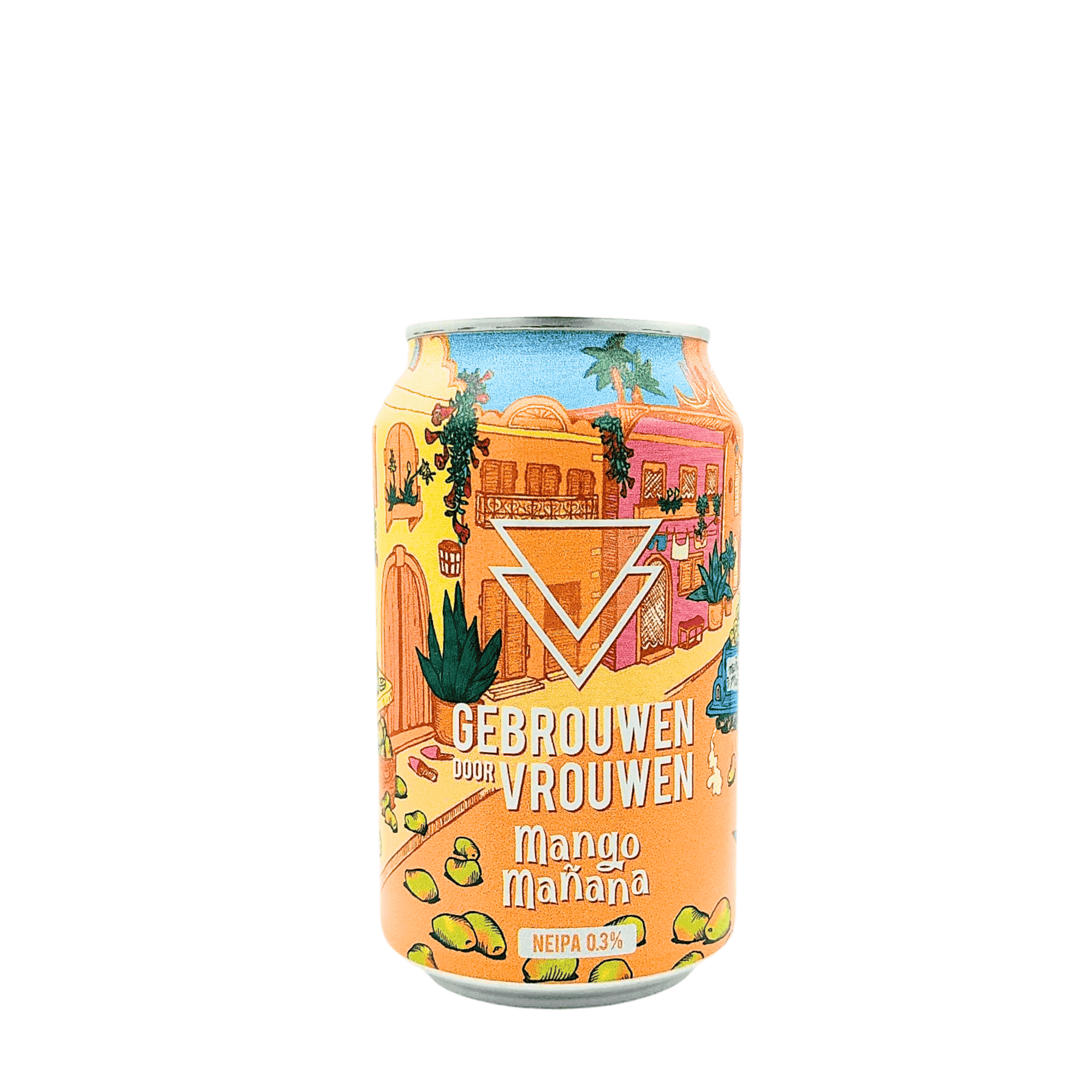 Mango Mañana alcoholarm NEIPA mango Gebrouwen door Vrouwen