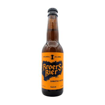 Broers Bier saison van Brouwerij Allema met citroengras en koriander