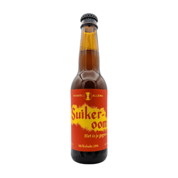Suikeroom milkshake IPA van Brouwerij Allema met framboos en mango