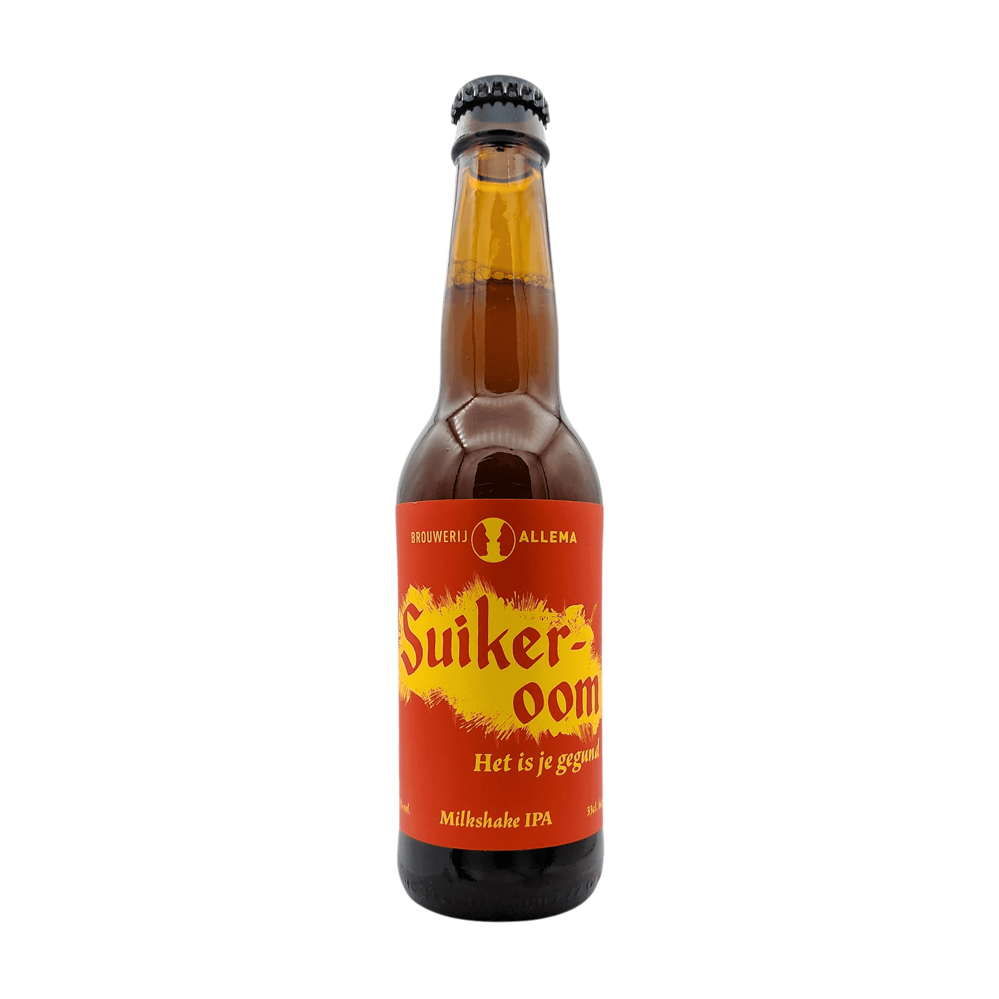 Suikeroom milkshake IPA van Brouwerij Allema met framboos en mango