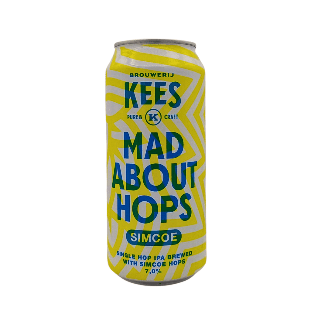 Mad About Hops Simcoe IPA – single hop IPA met Simcoe, 7%, tropisch fruit en den, exclusief bij My Dear Beer.
