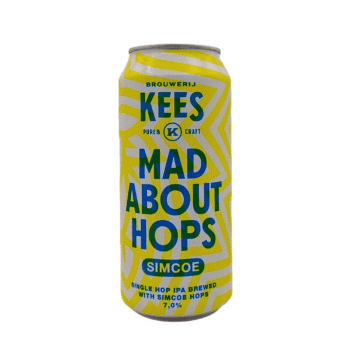 Mad About Hops Simcoe IPA – single hop IPA met Simcoe, 7%, tropisch fruit en den, exclusief bij My Dear Beer.