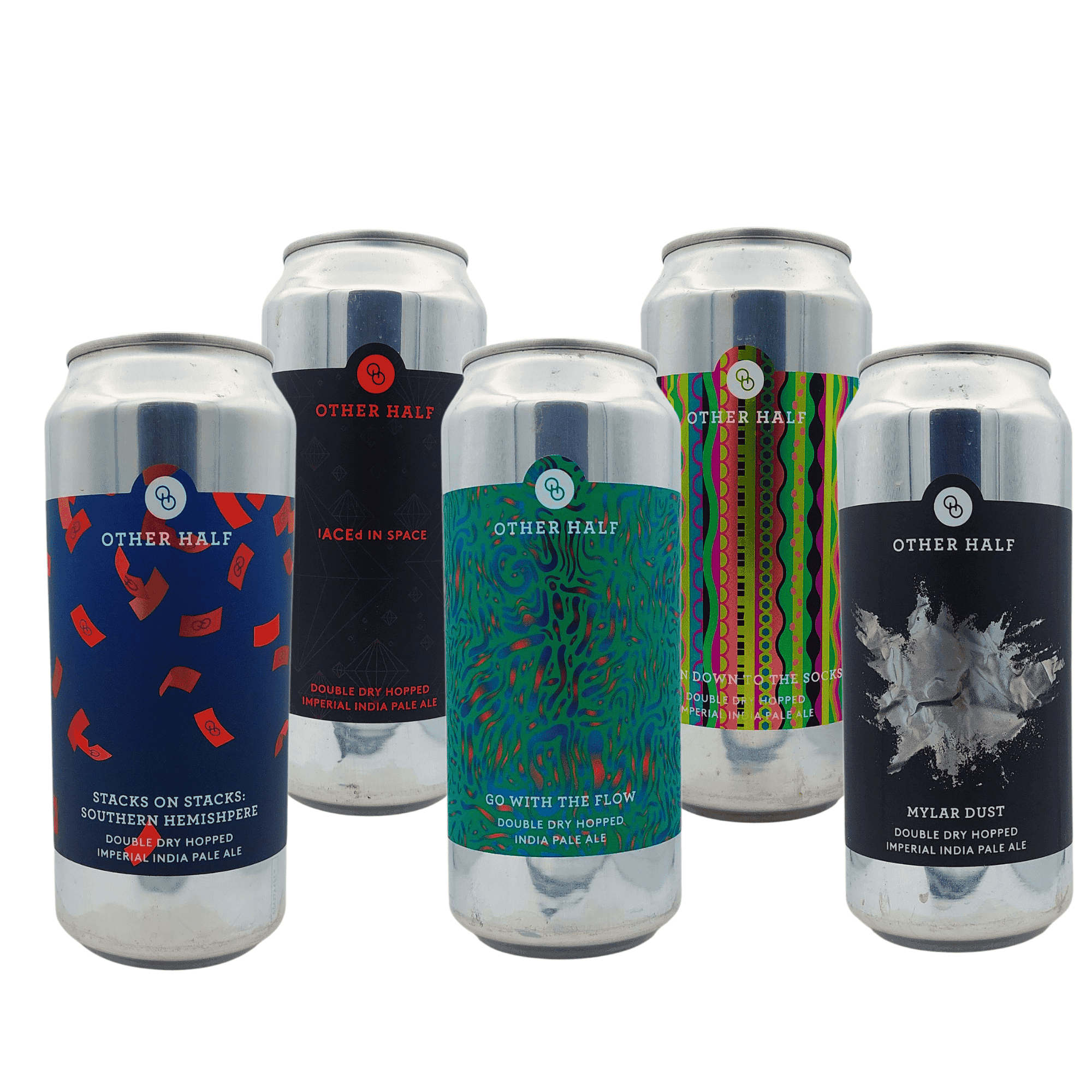 5 bieren in het Other Half Brewing bierpakket – DDH Hazy IPA en Imperial IPA (USA)