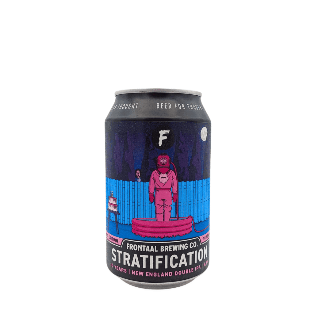 Frontaal Stratification New England Double IPA 10 Years Edition 8,5% alcohol