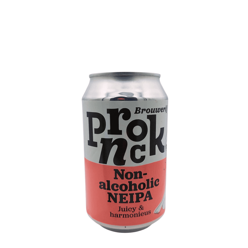 Pronck Non-alcoholic NEIPA – alcoholvrij bier (0.3%) uit Leiden – Juicy & harmonieus – 330ml blik