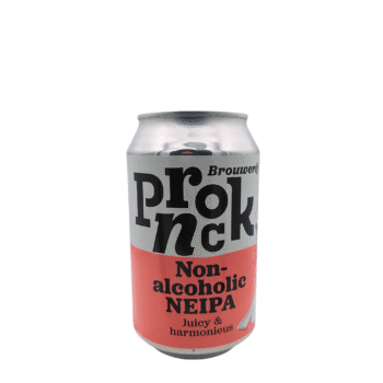 Pronck Non-alcoholic NEIPA – alcoholvrij bier (0.3%) uit Leiden – Juicy & harmonieus – 330ml blik