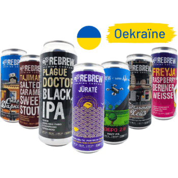 Rebrew bierpakket Reformation Brewing Company Oekraïne speciaalbier 7 bieren IPA hazy stout sour