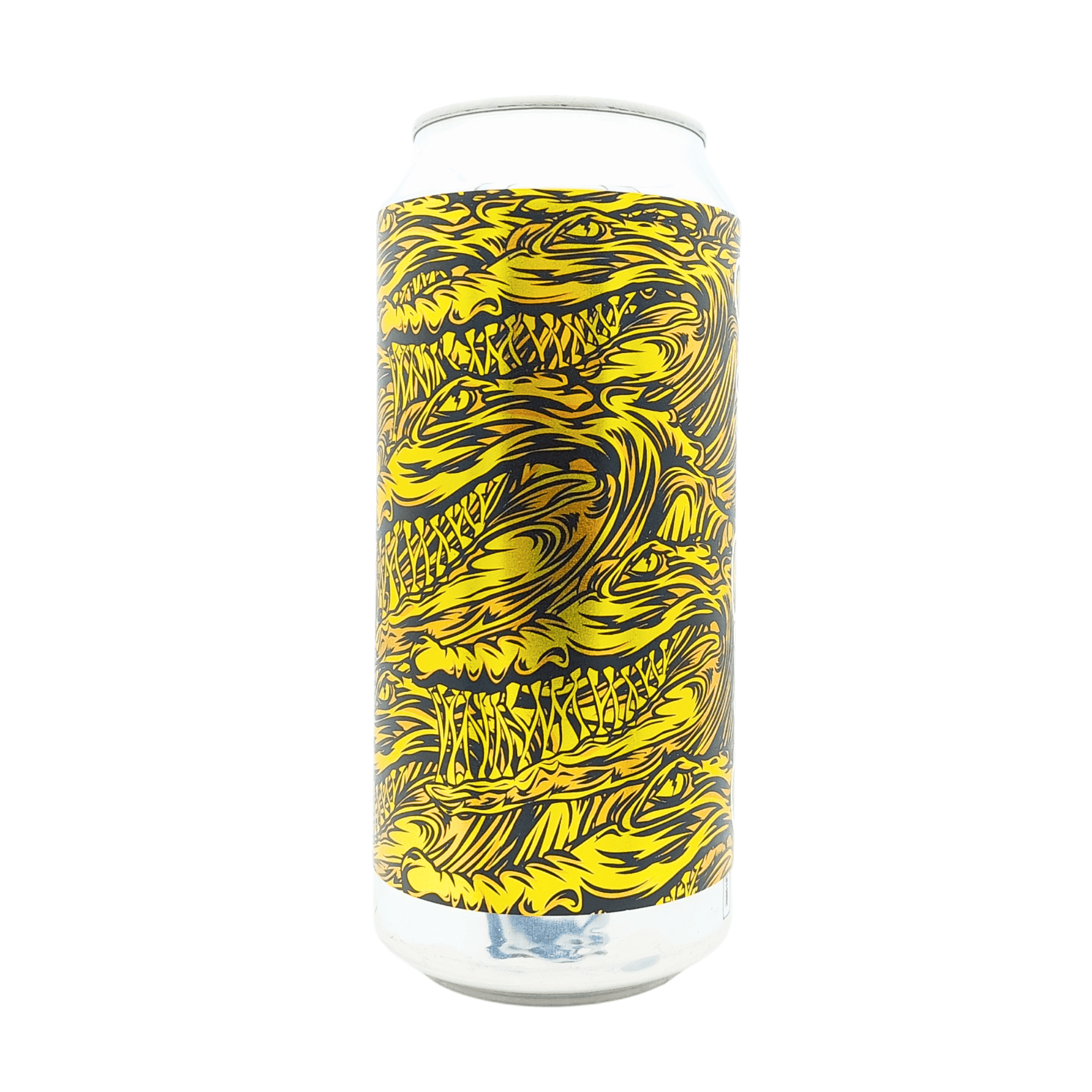 Salama Brewing El Cocodrilo West Coast IPA 7,2% ABV – geel-zwart blik met krokodillen-artwork – exclusief bij My Dear Beer