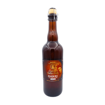 St. Barbara Barrel Aged Reserve 2025 fles met houtkleurig label en gouden accenten